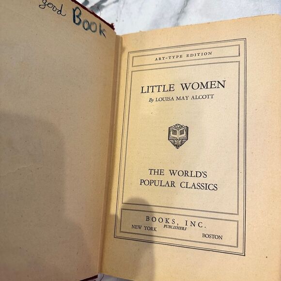 LITTLE WOMEN | Louisa May Alcott undated early edition hardback Little Women - Picture 6 of 15